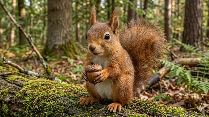 How Squirrels Store Food
